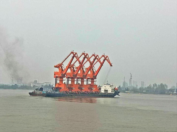 柳鋼項(xiàng)目完成調(diào)試整體發(fā)往客戶碼頭